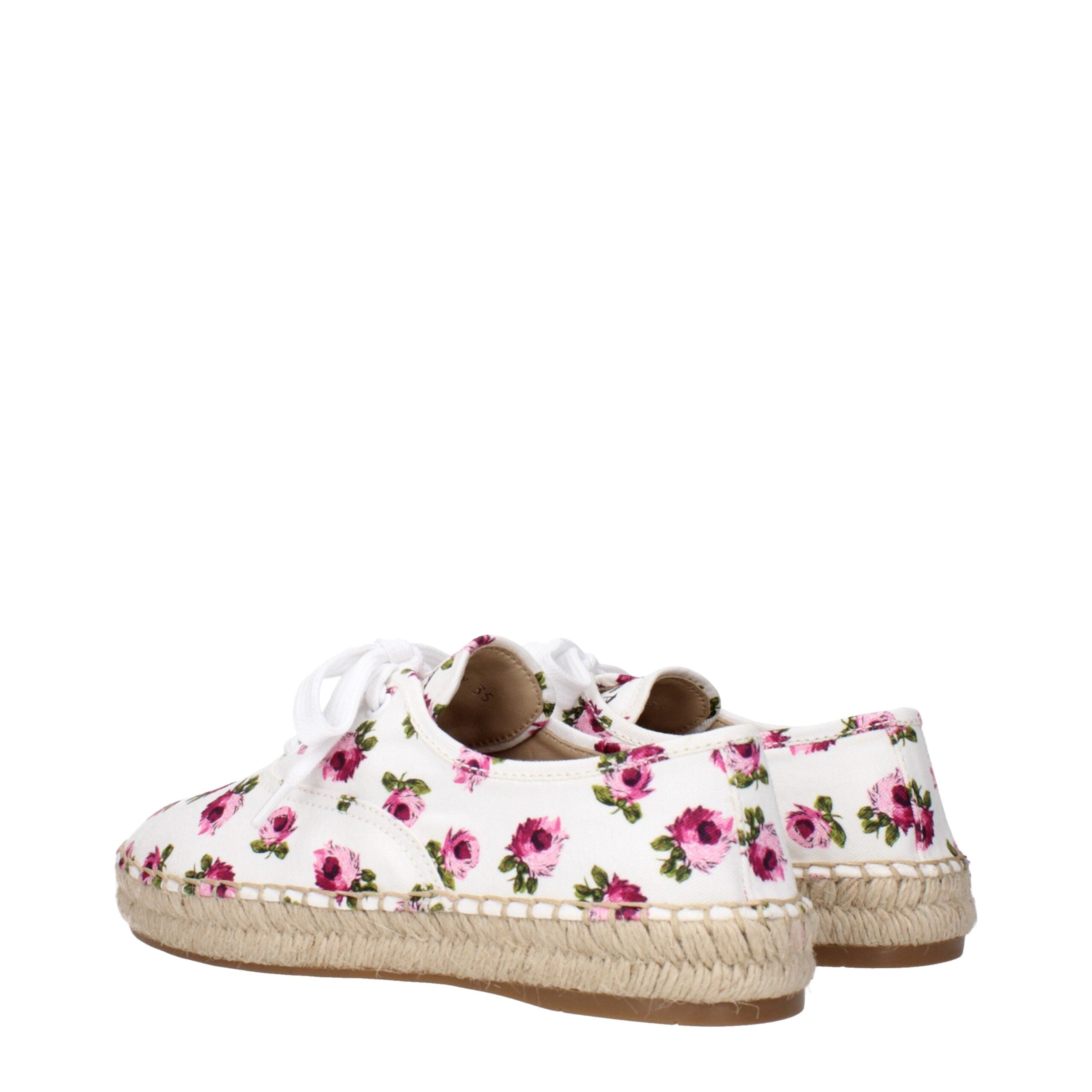 Blue Fabric Espadrilles