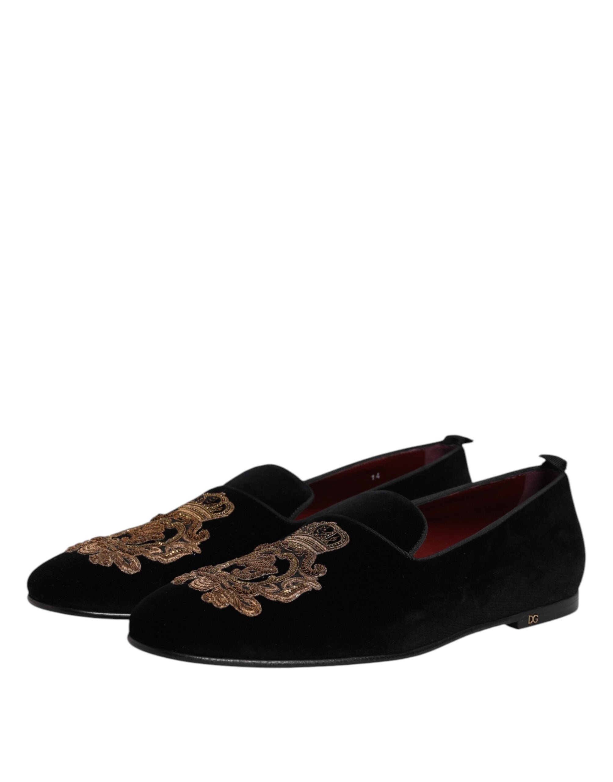 Pánské mokasíny Black Velvet Gold Crown