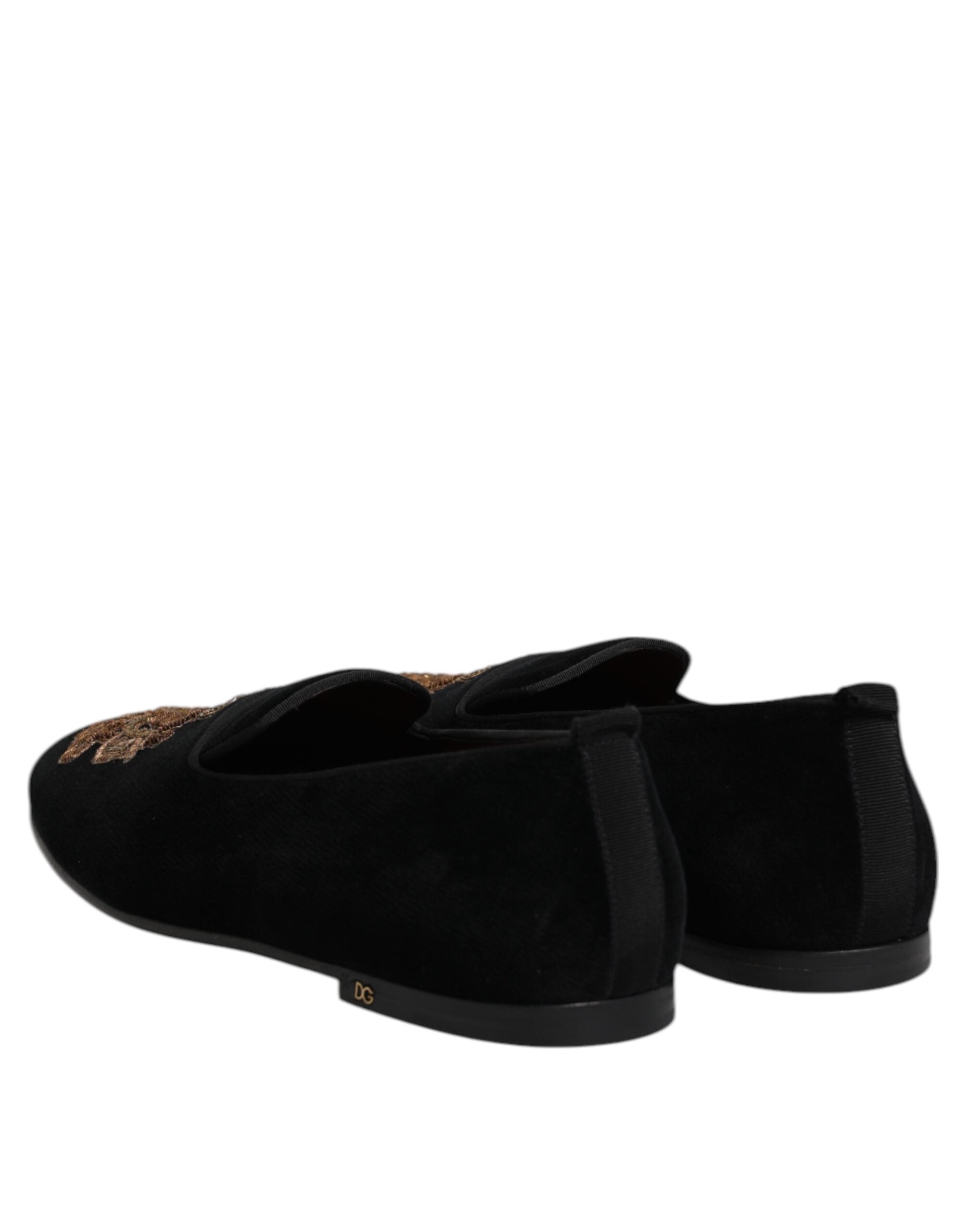 Pánské mokasíny Black Velvet Gold Crown