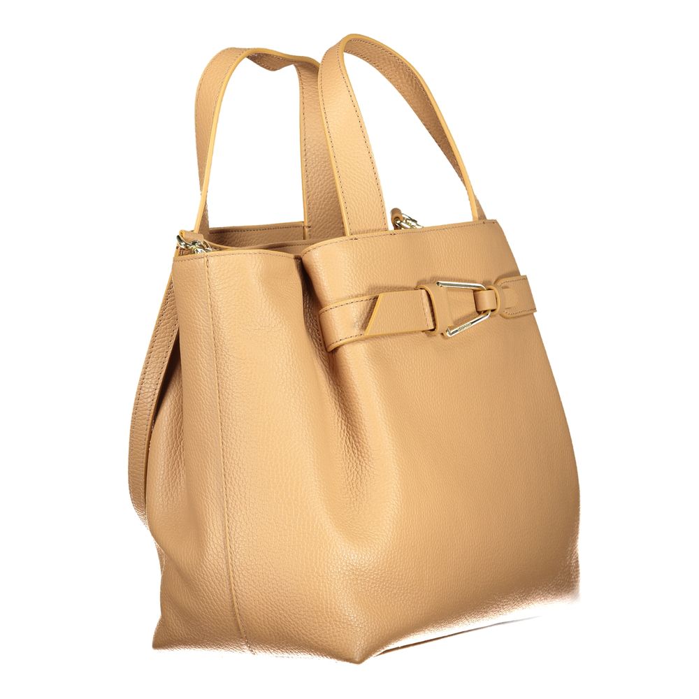 Brown Polyethylene Handbag