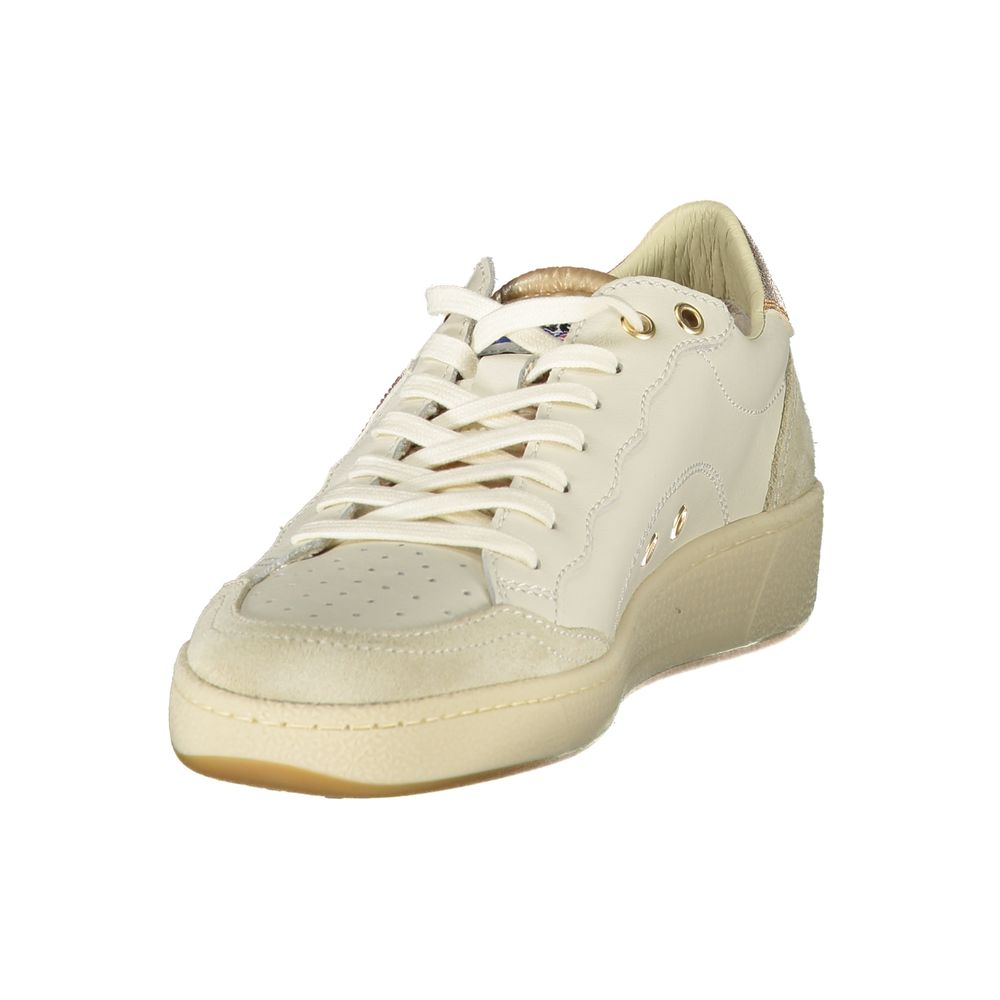 White Leather Women Sneaker