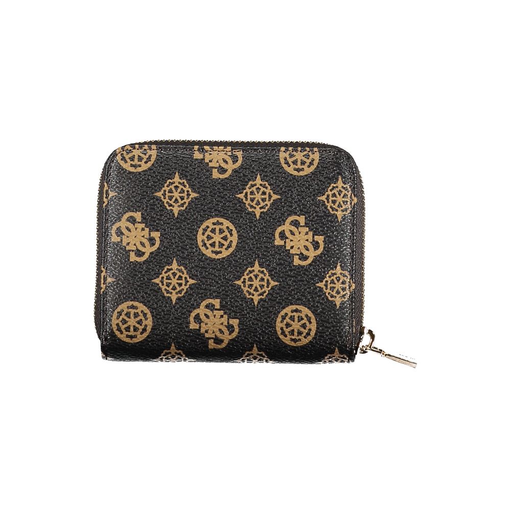 Hnědá polyethylenová peněženka