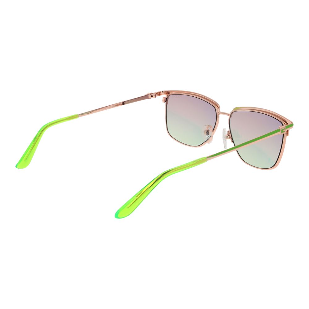 Bicolor Metal Sunglasses
