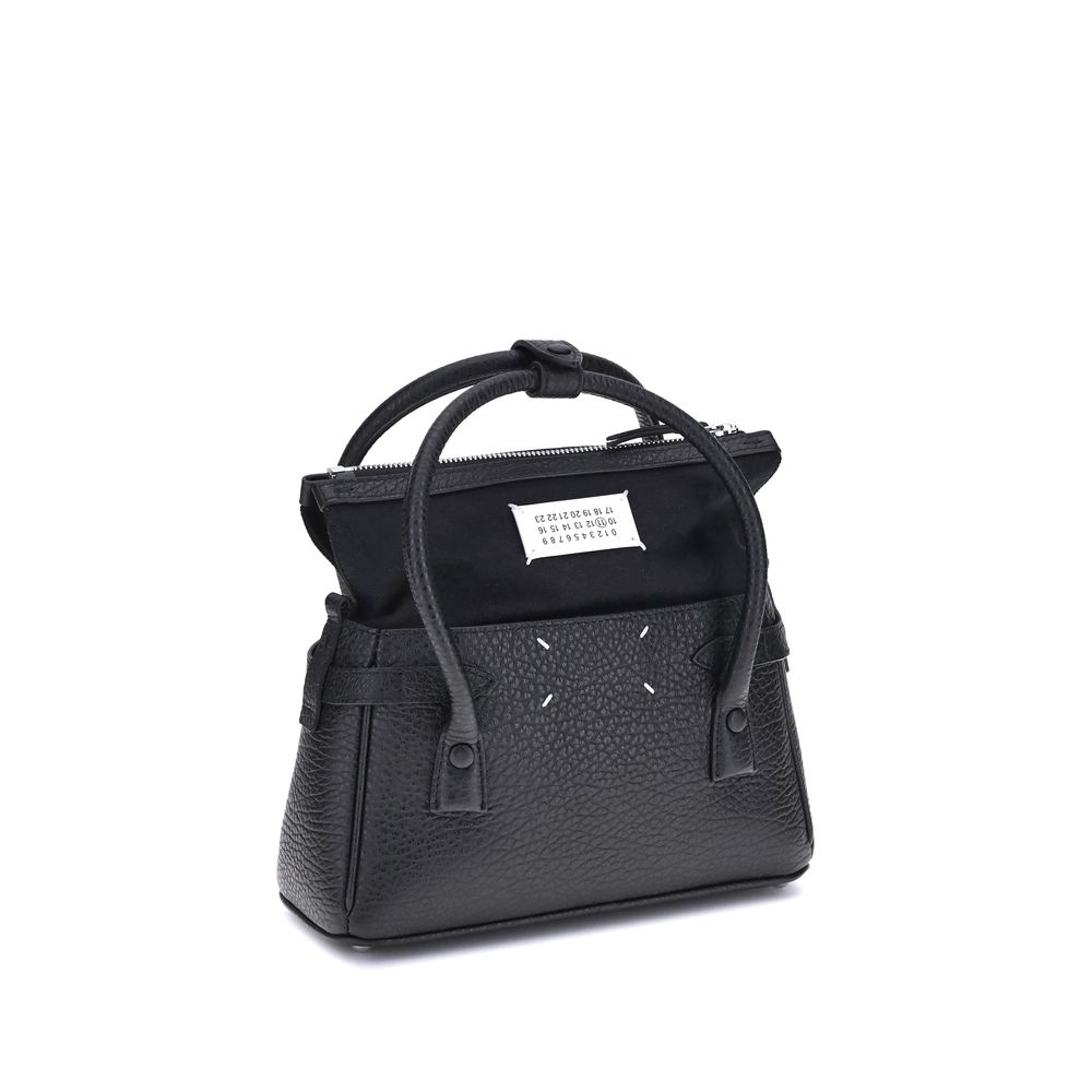 Black Calf Leather Bos Taurus Handbag