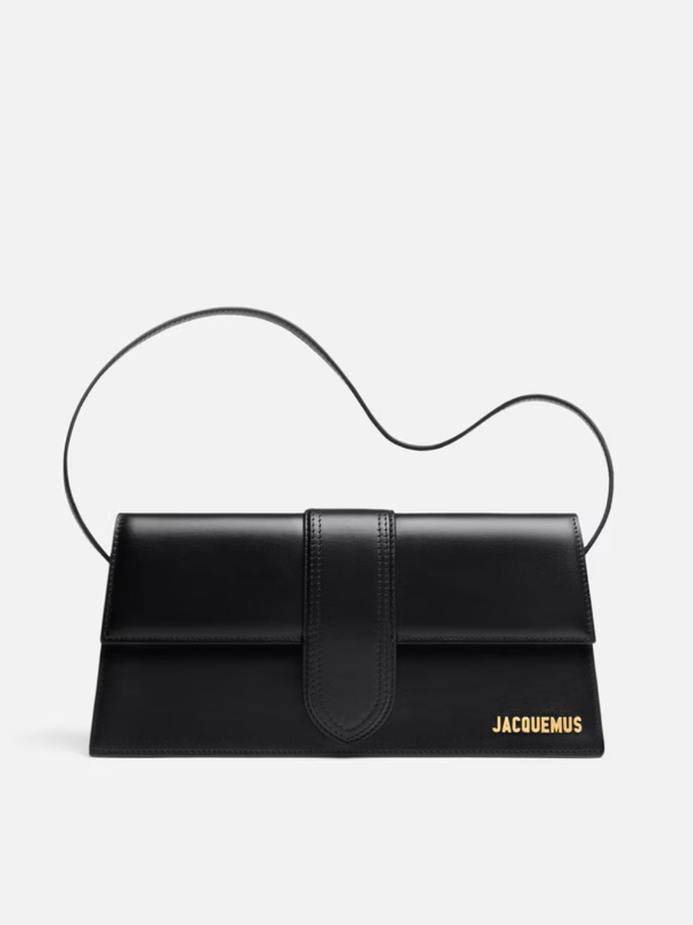 Black leather Le Bambino Long bag