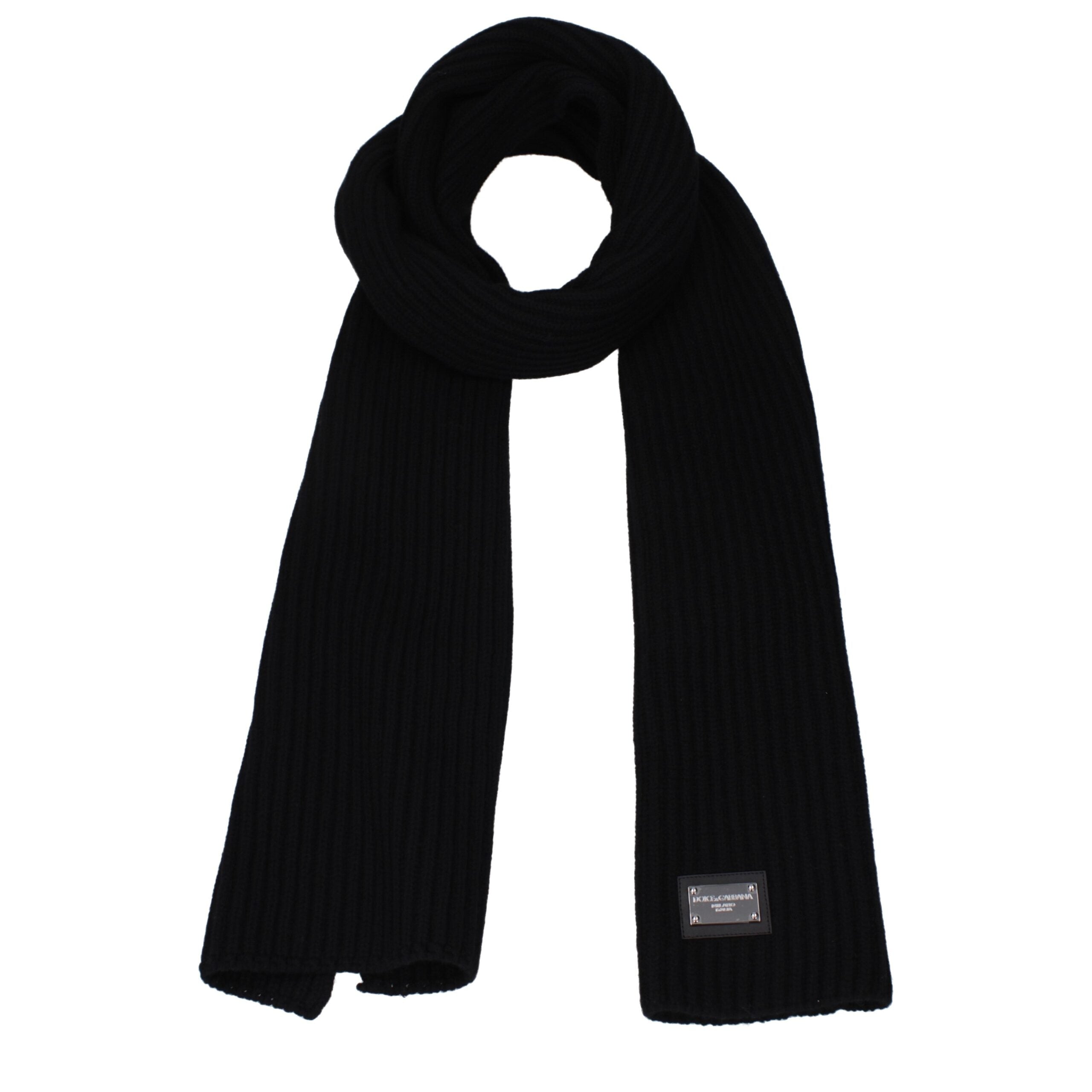 Black Wool Scarf
