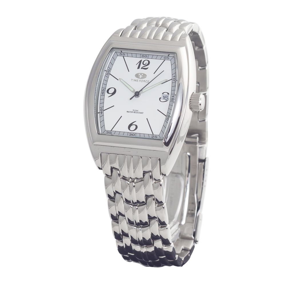 Silver Stainless Steel Dress Watch