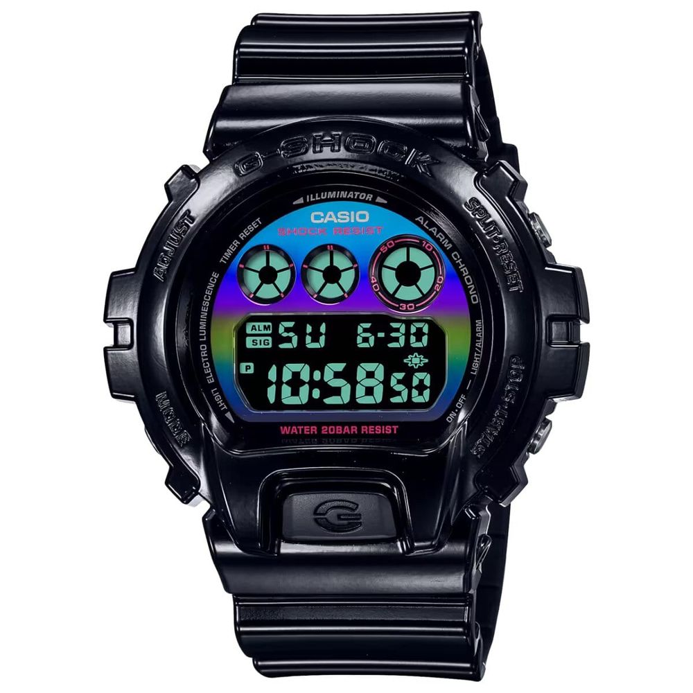 Black Resin Digital Watch