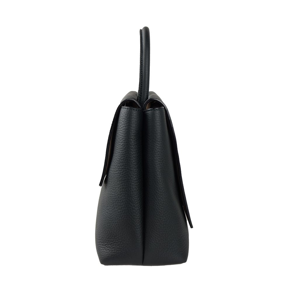 Modrá kožená kabelka