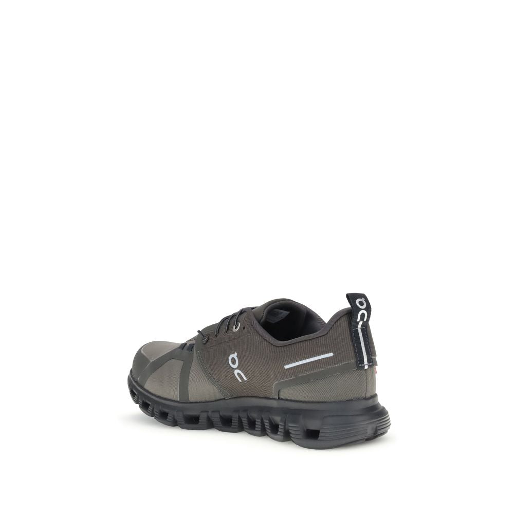 Black Recycled Polyester Athletic Sneakers