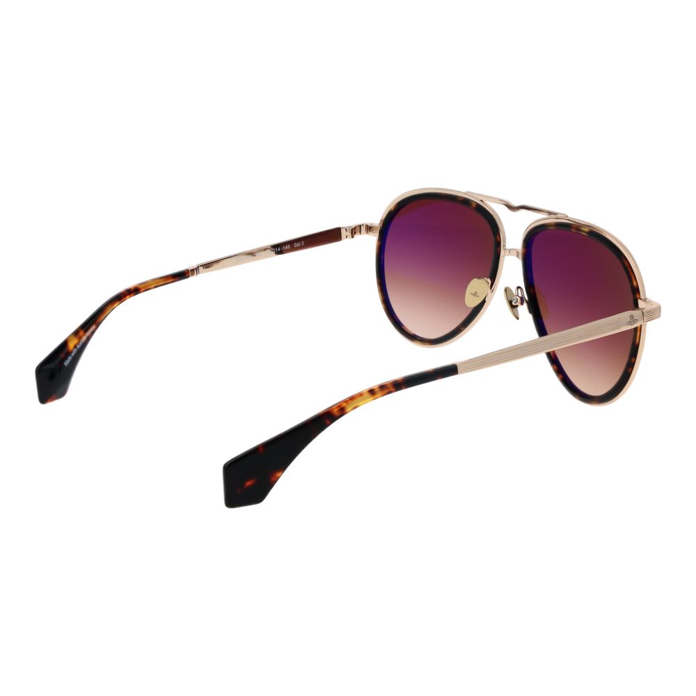Gold Unisex Sunglass