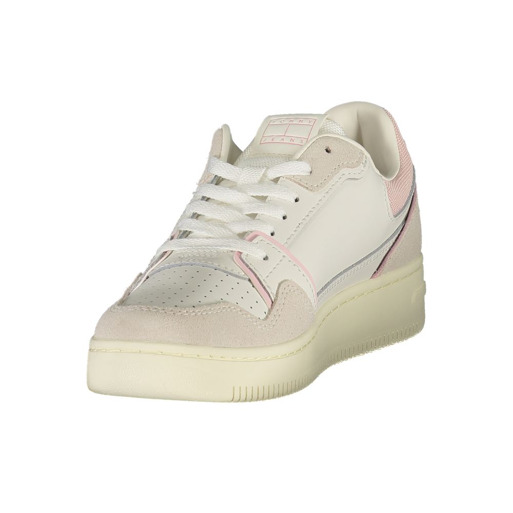 White Leather Women Sneaker