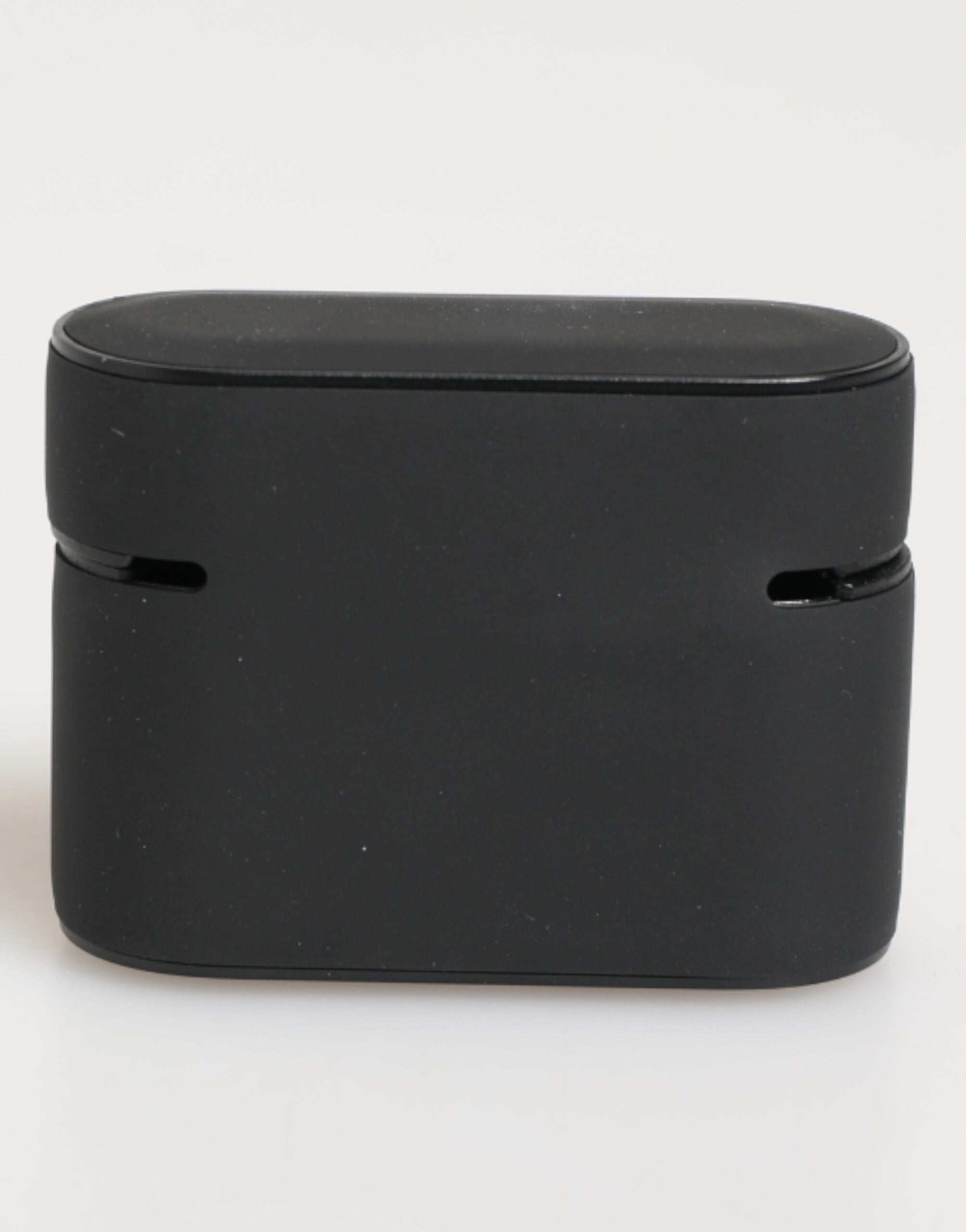 Černobílý gumový pouzdro s reliéfním logem pro Airpods