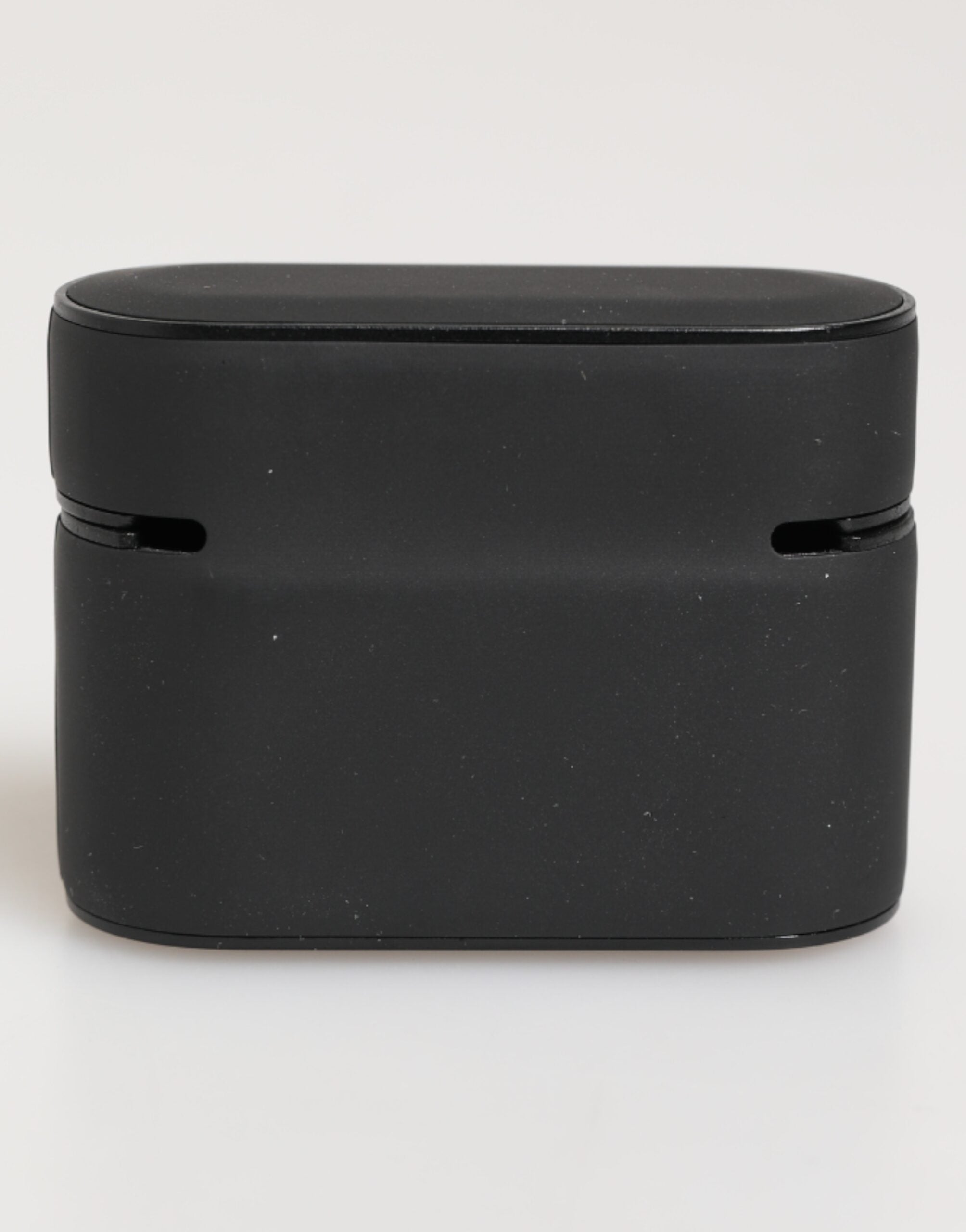 Černožlutý gumový obal s reliéfním logem pro Airpods