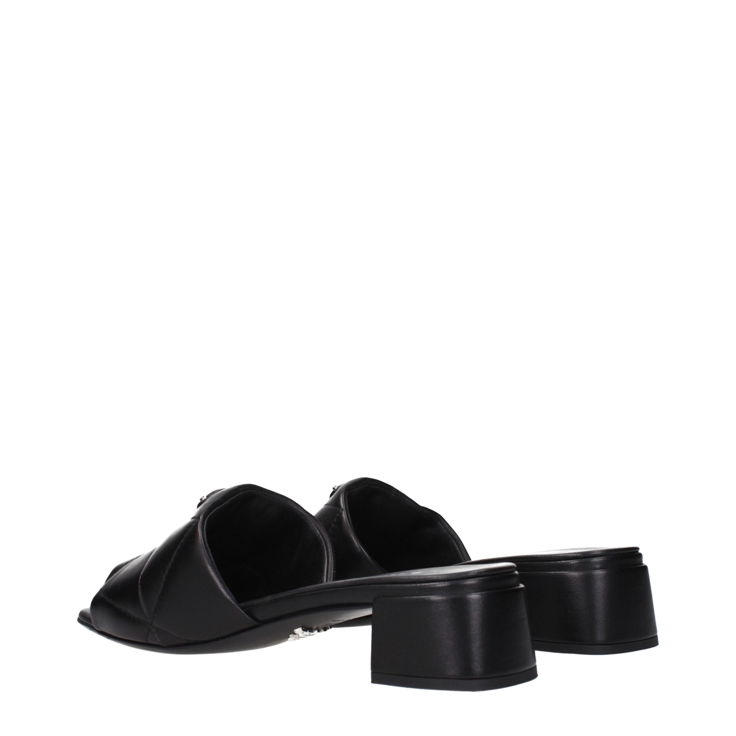 Black Leather Sandals