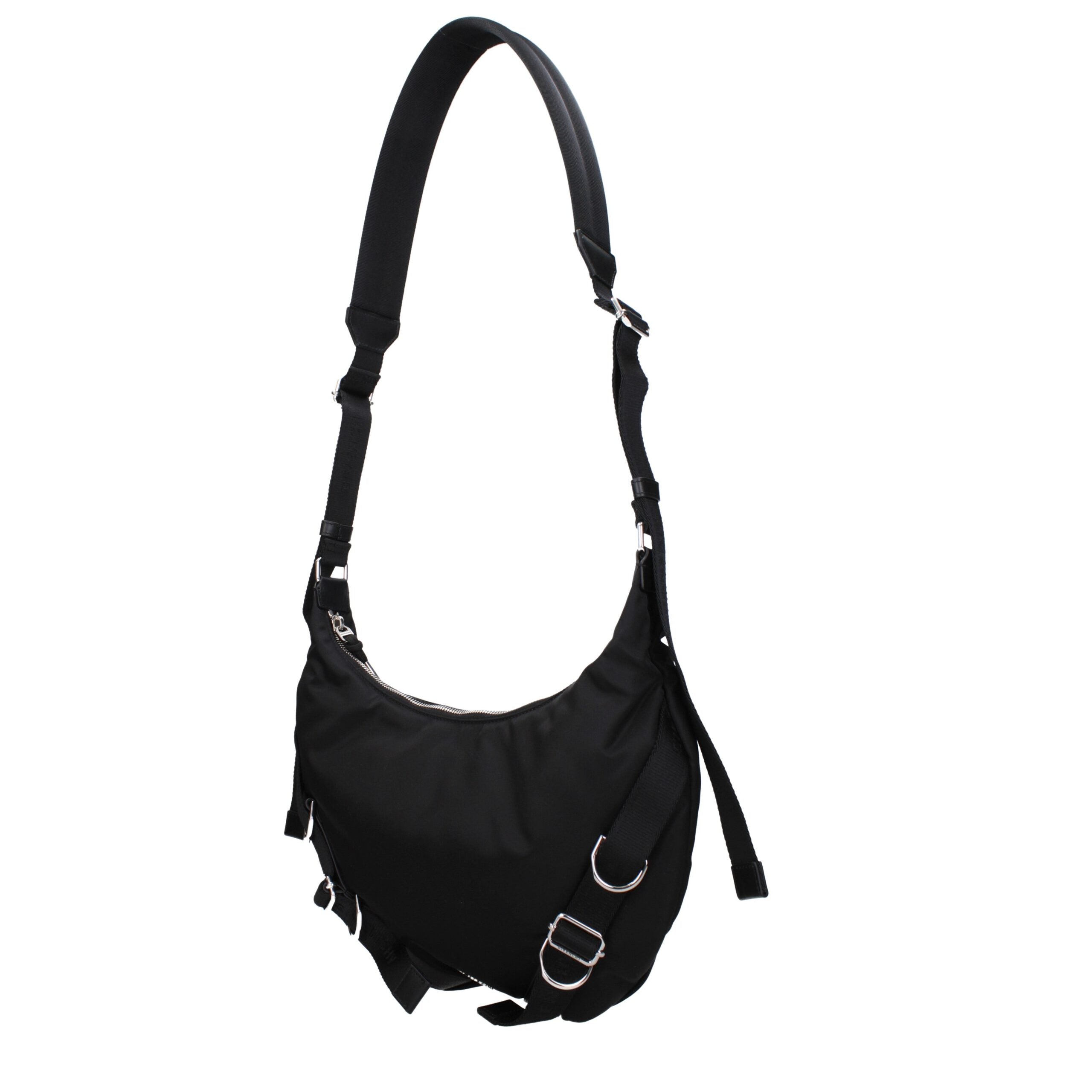 Black Nylon Crossbody Bag