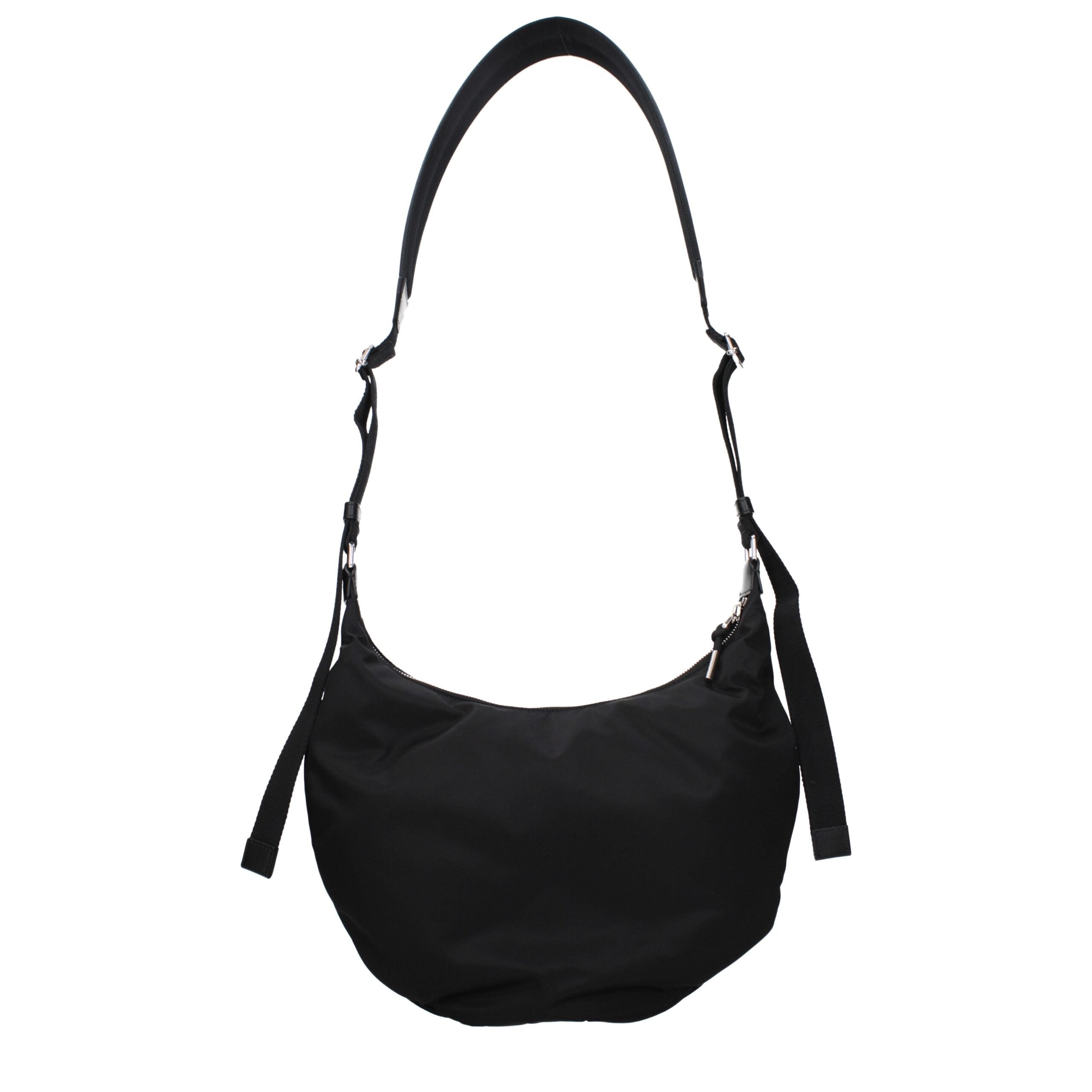 Black Nylon Crossbody Bag