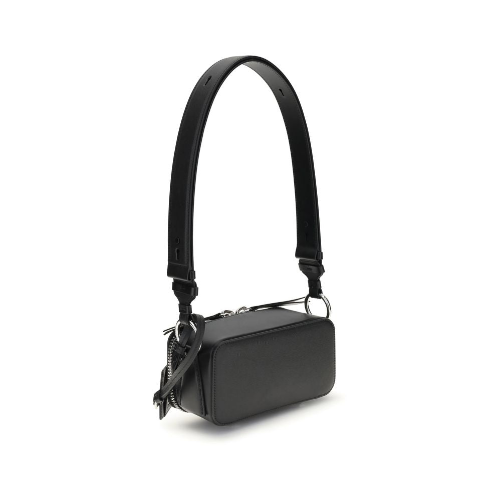 Black Calf Leather Bos Taurus Shoulder Bag