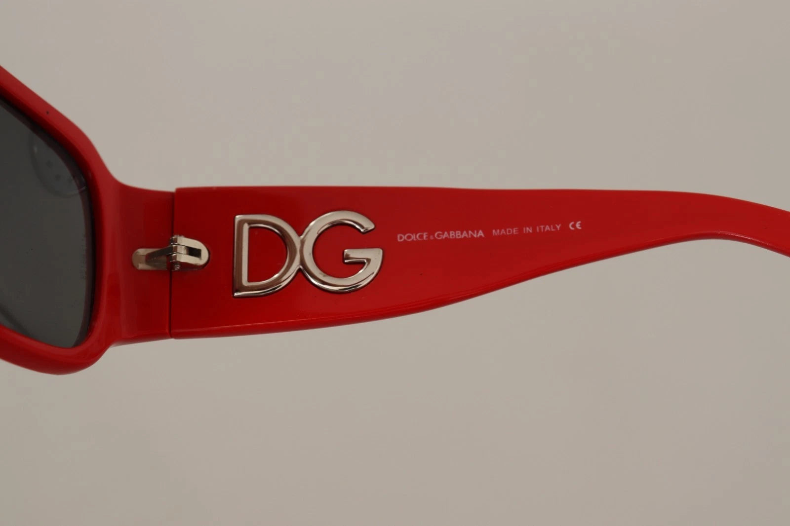 DG4027 Red Crystal Black Lens Shades Sunglasses