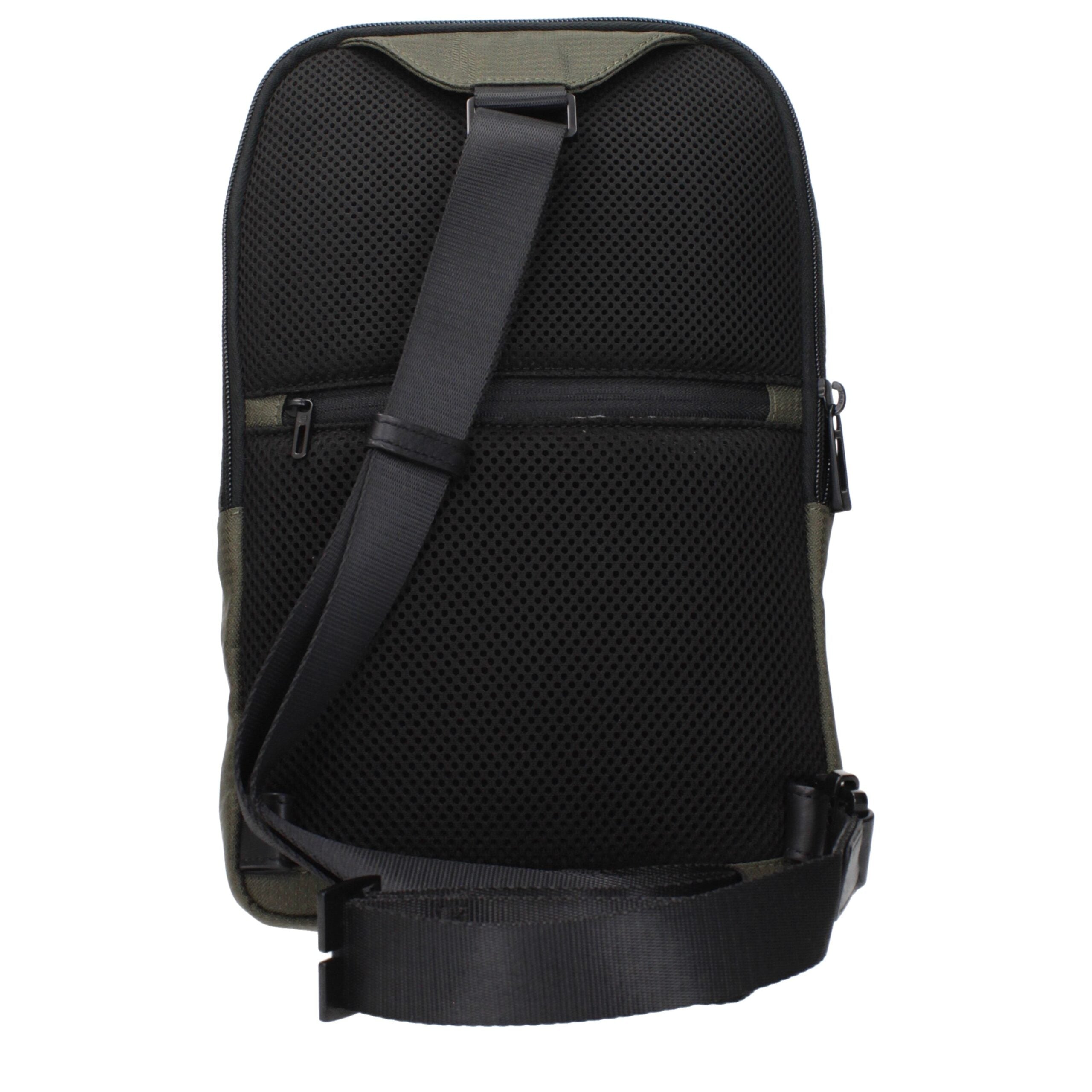 Green Fabric Crossbody Bag