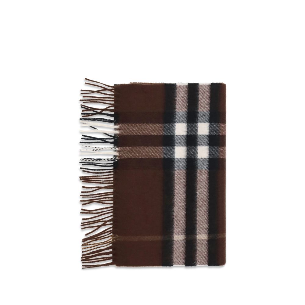 Cashmere check Scarf