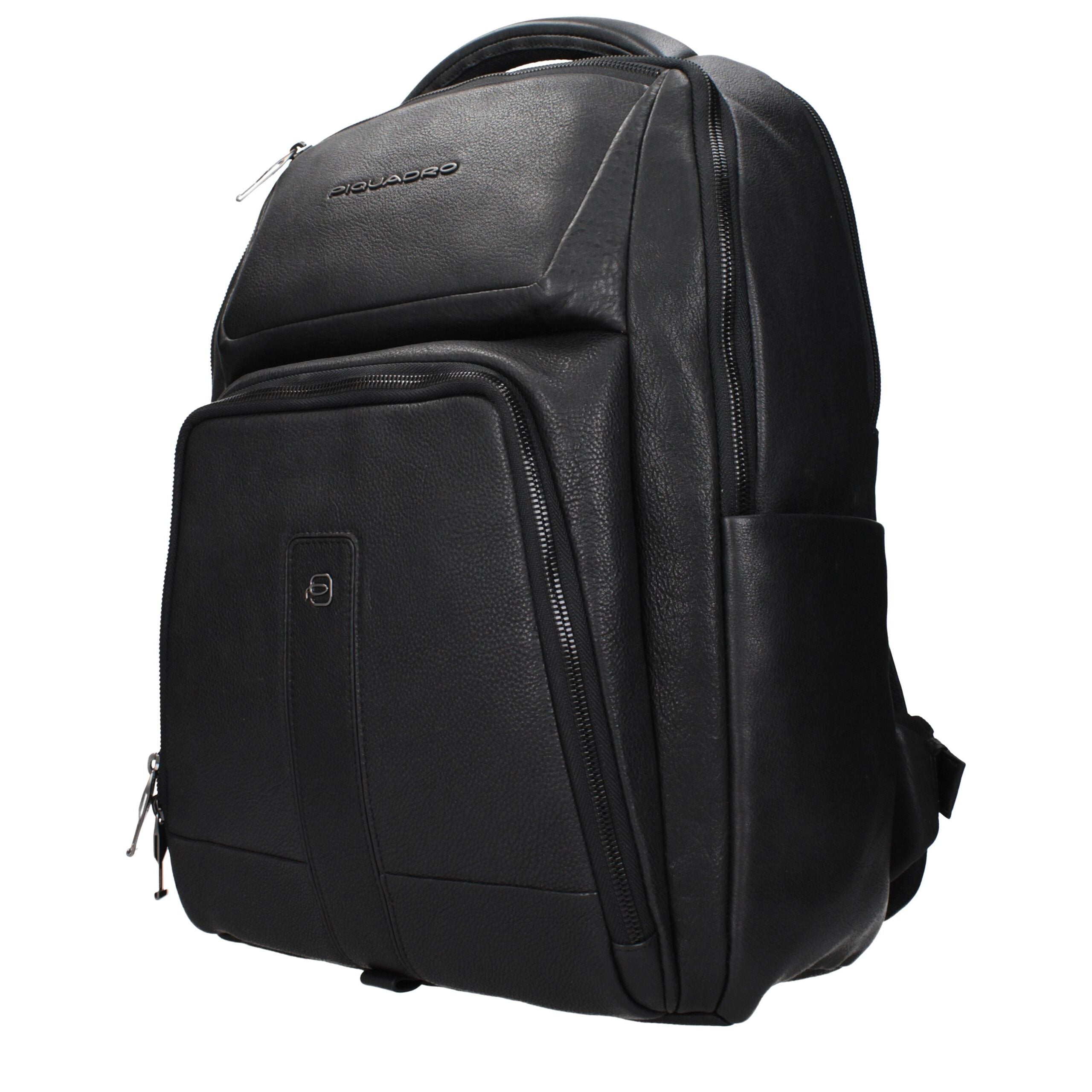 Black Leather Backpack