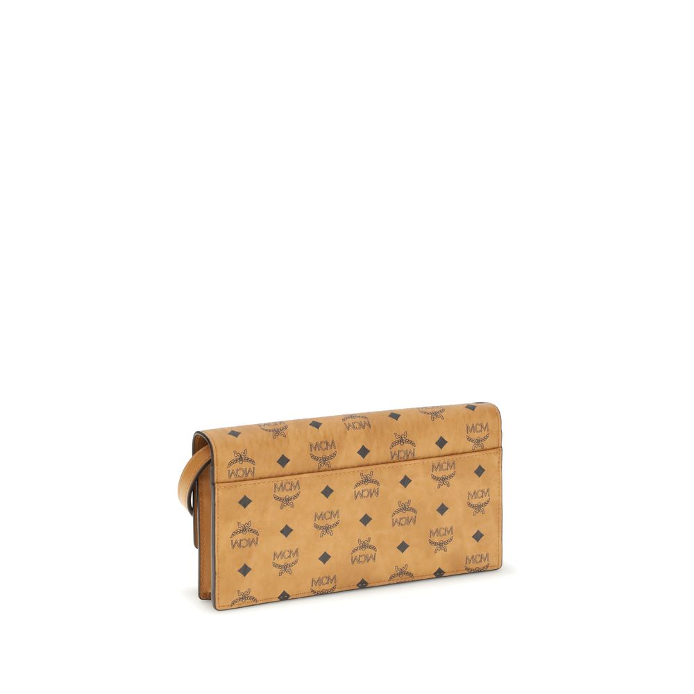 Beige Fabric Wallet