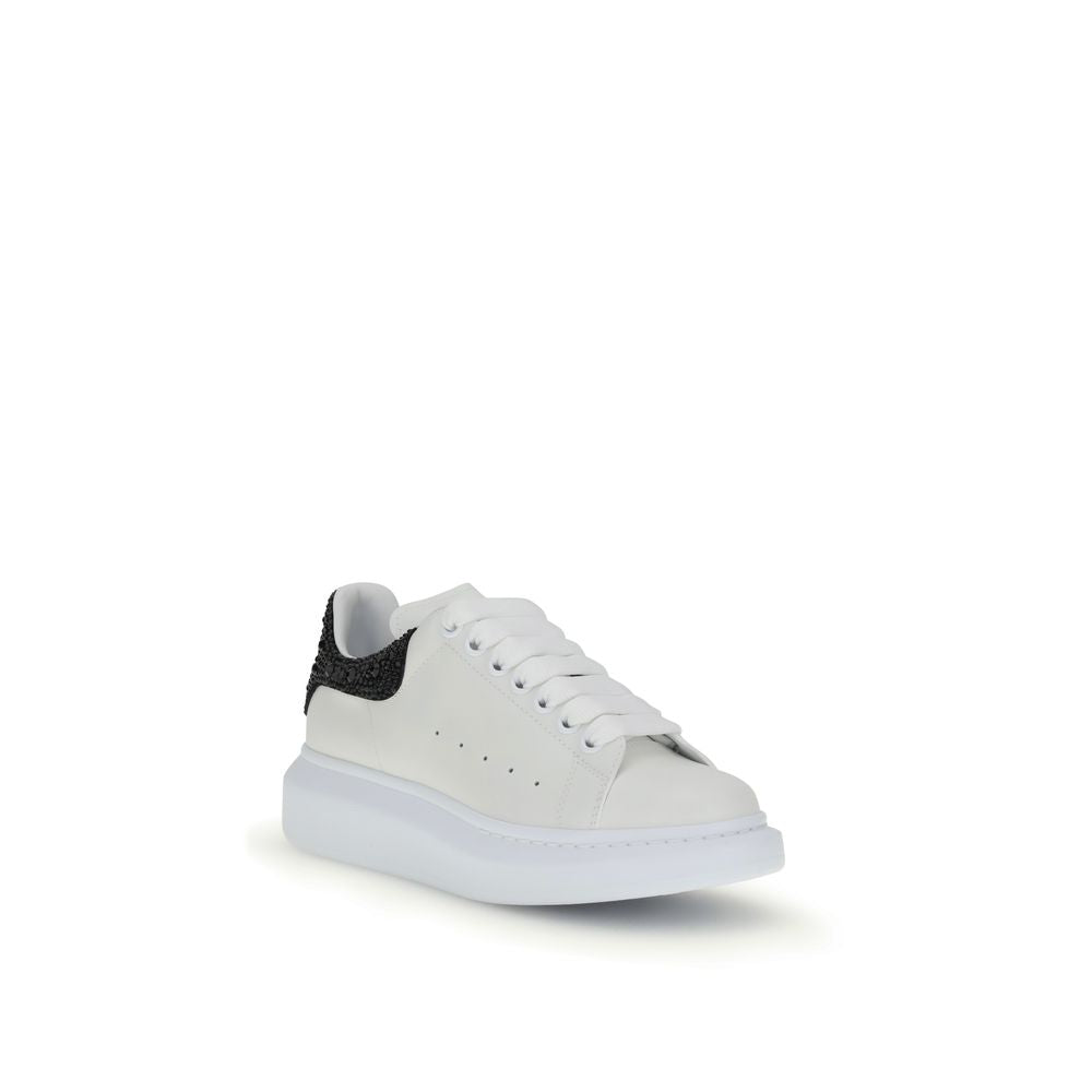 White Leather Chunky Sneakers