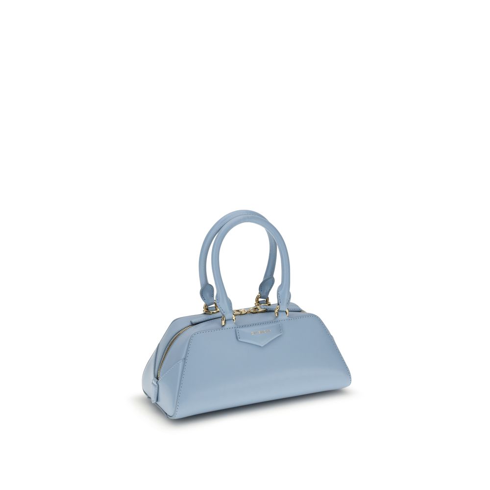 Light Blue Calf Leather Bos Taurus Handbag