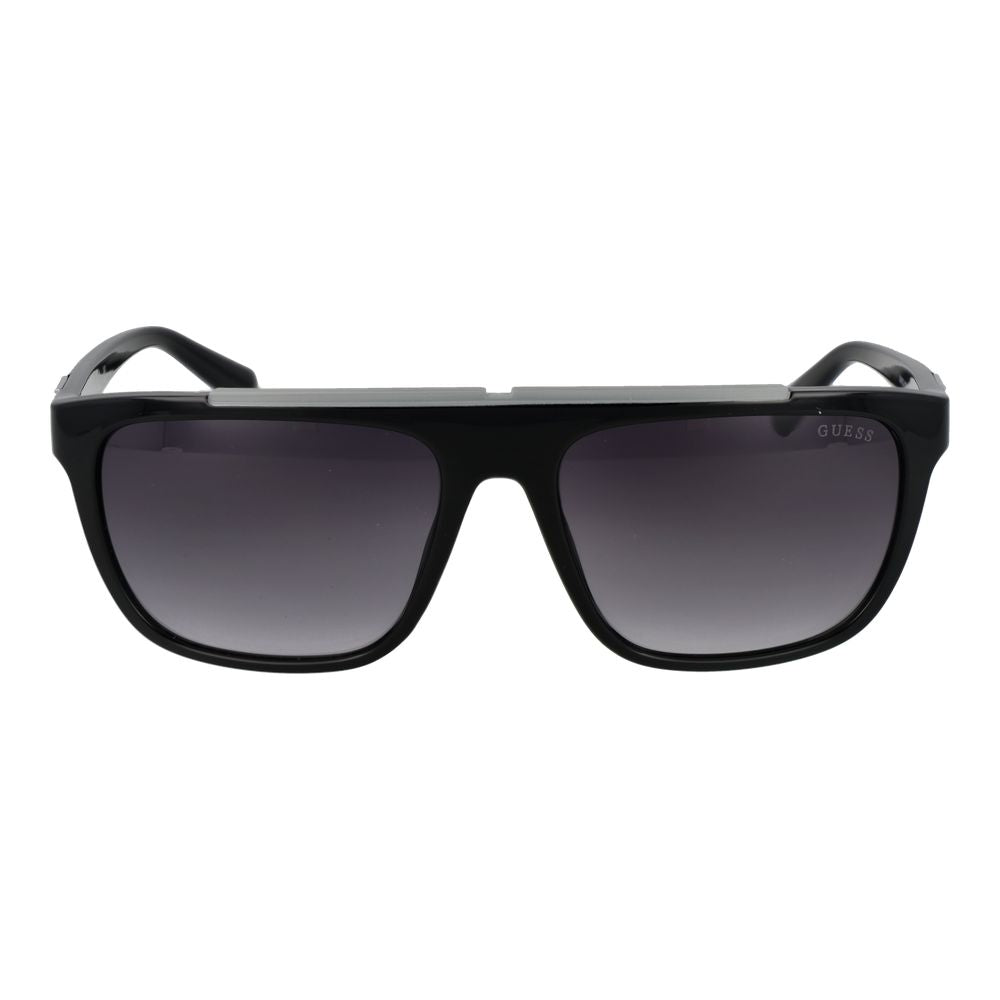 Black Stainless Steel Sunglasses