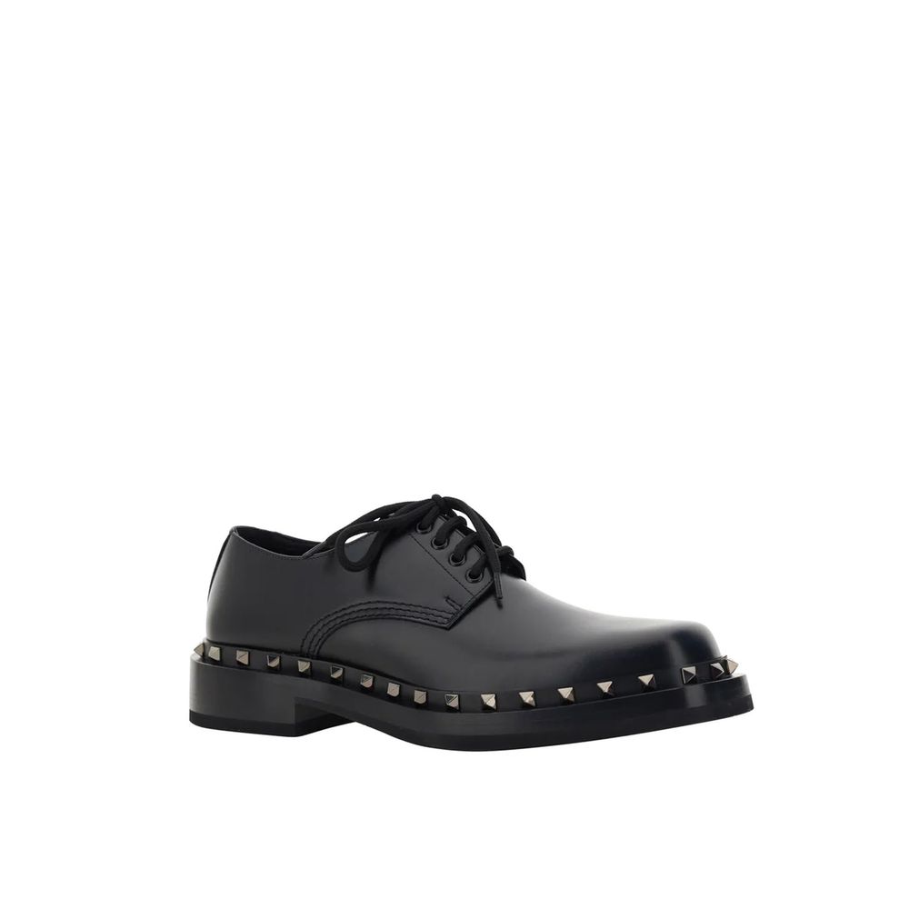 Black Calfskin Oxfords And Derbies
