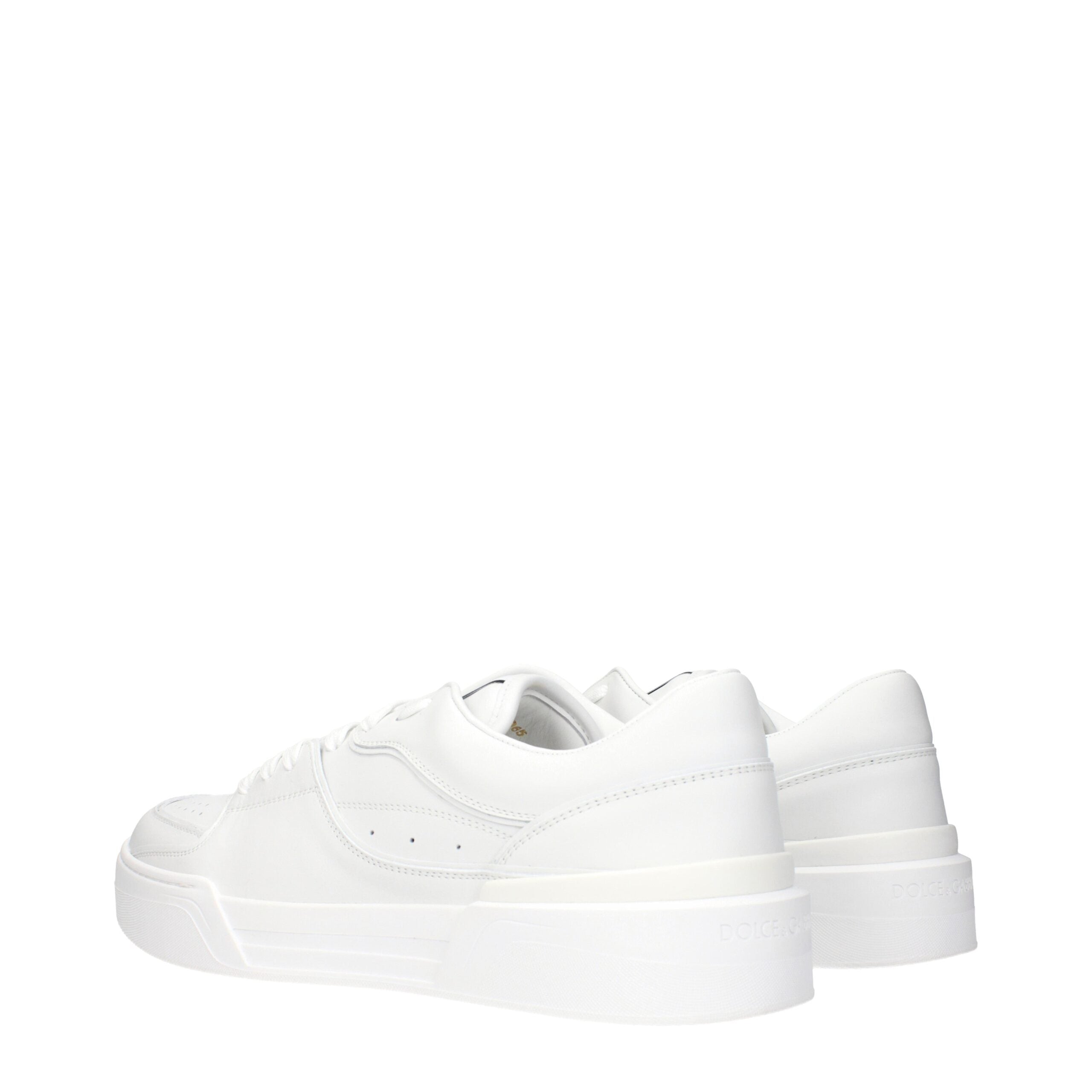 White Leather Low Tops