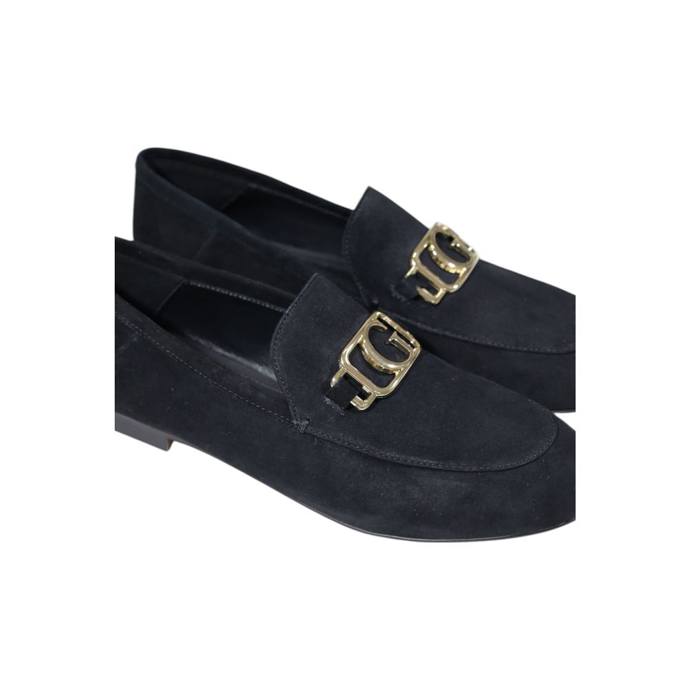 Black Leather Platform