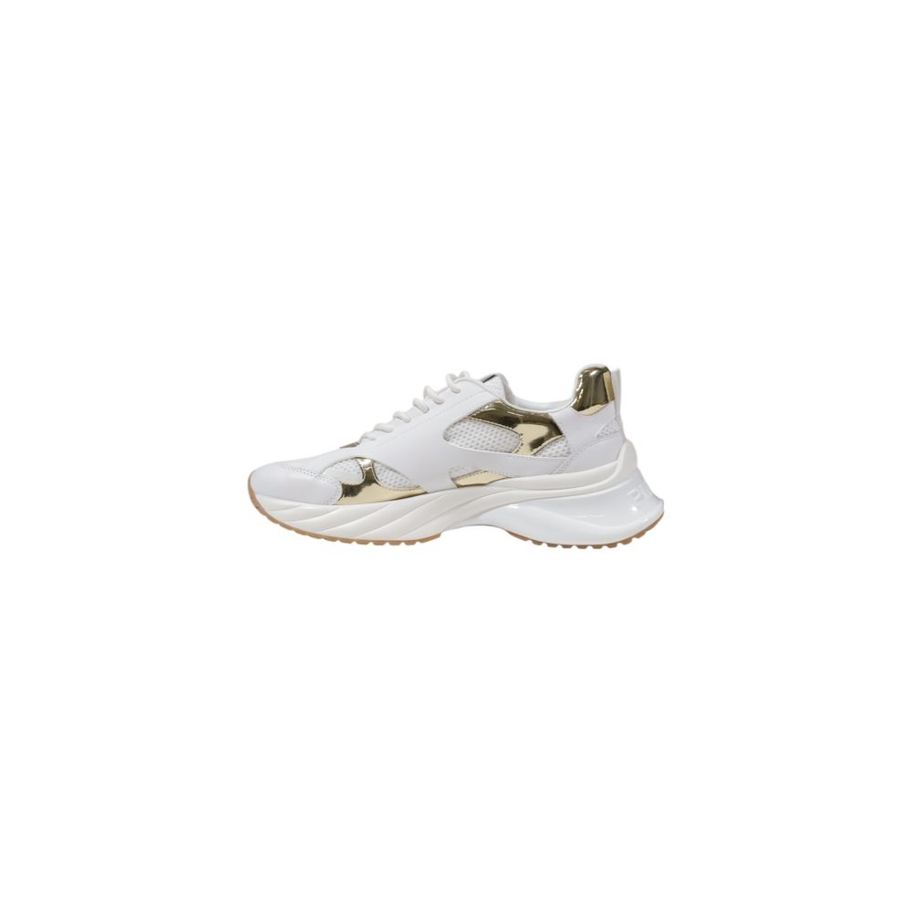 White Leather Chunky Sneakers