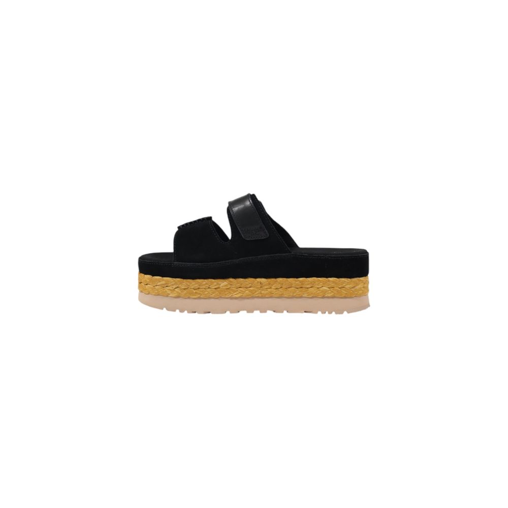 Black Suede Leather Sandal