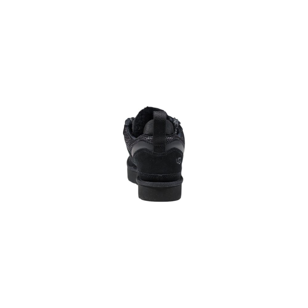 Black Polyester Sneaker