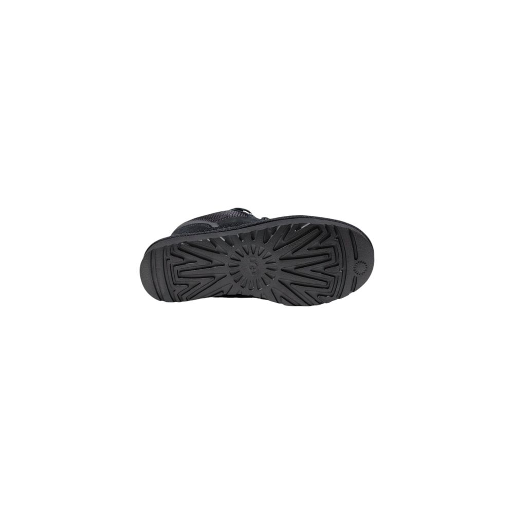 Black Polyester Sneaker