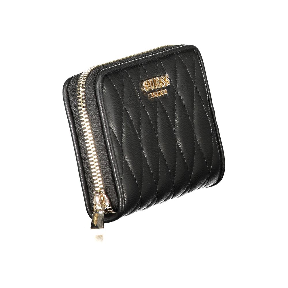 Nero Poliuretano Women Wallet