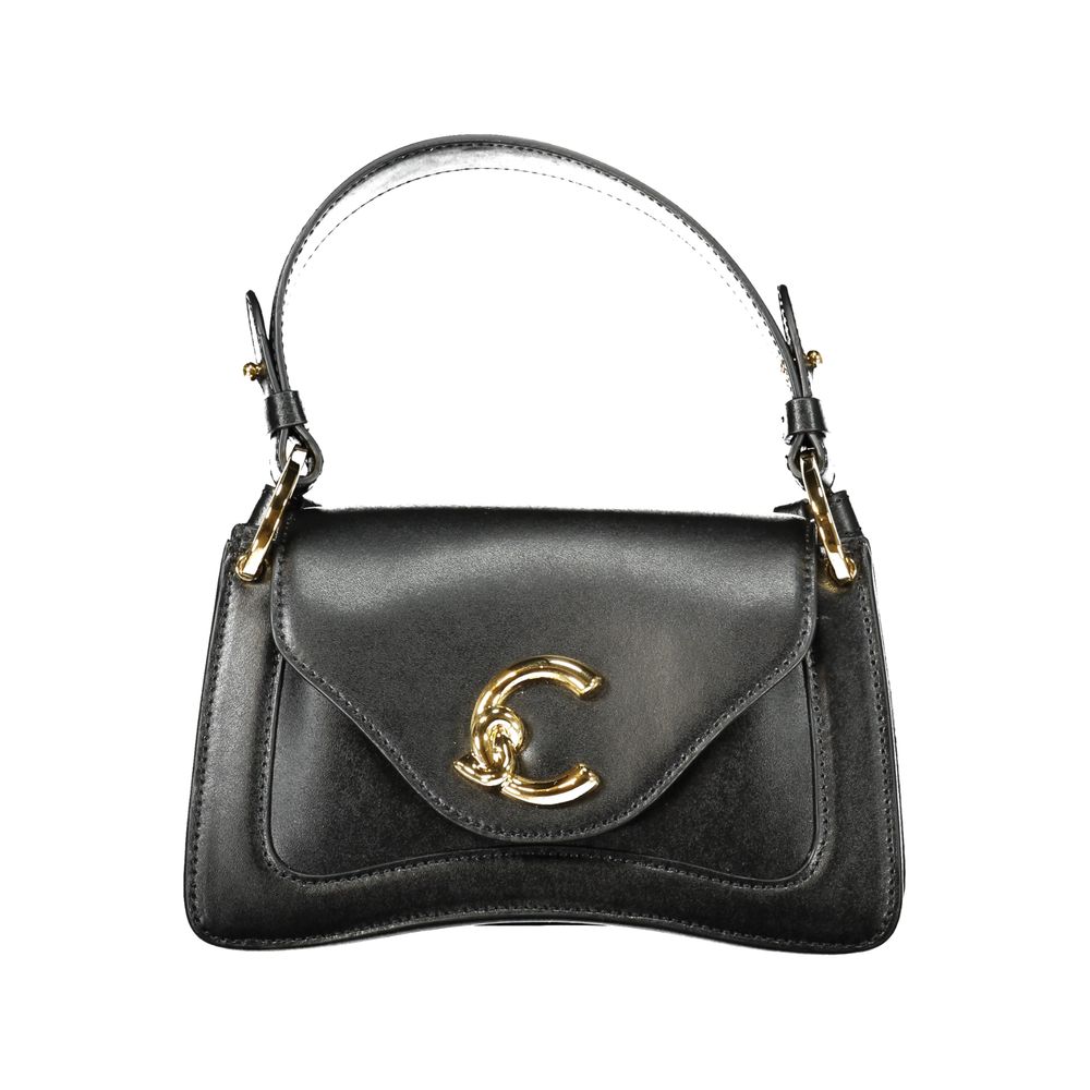 Black Leather Women Handbag
