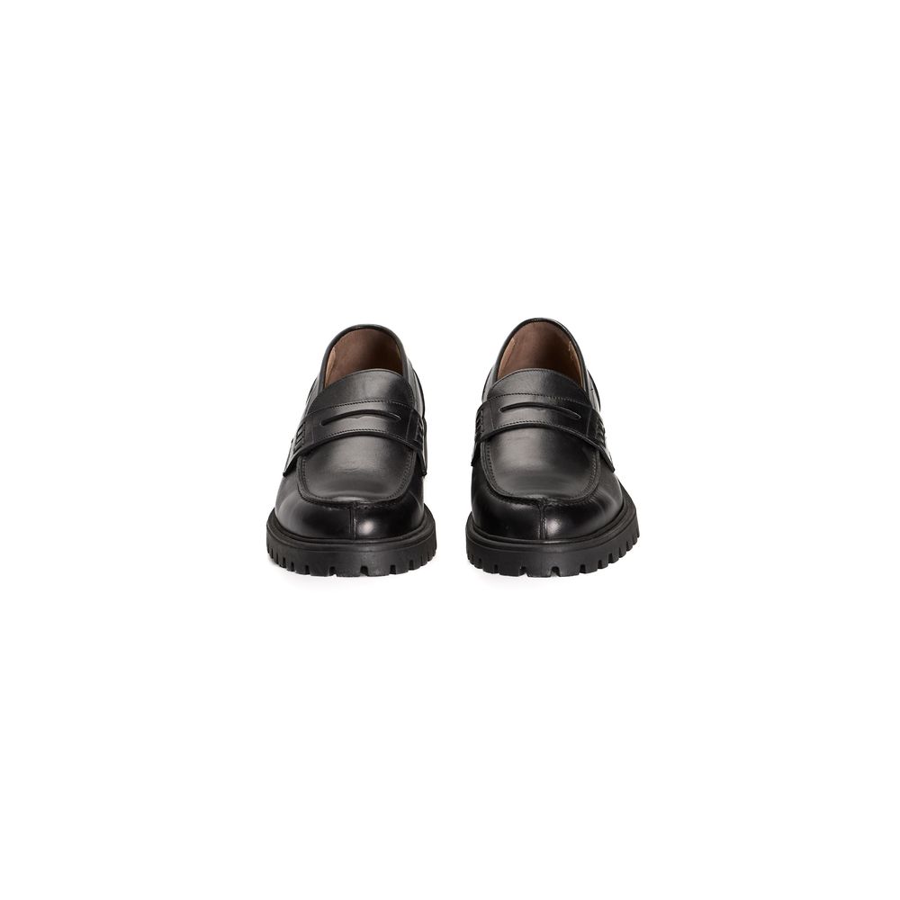 Black Calfskin Men Loafer