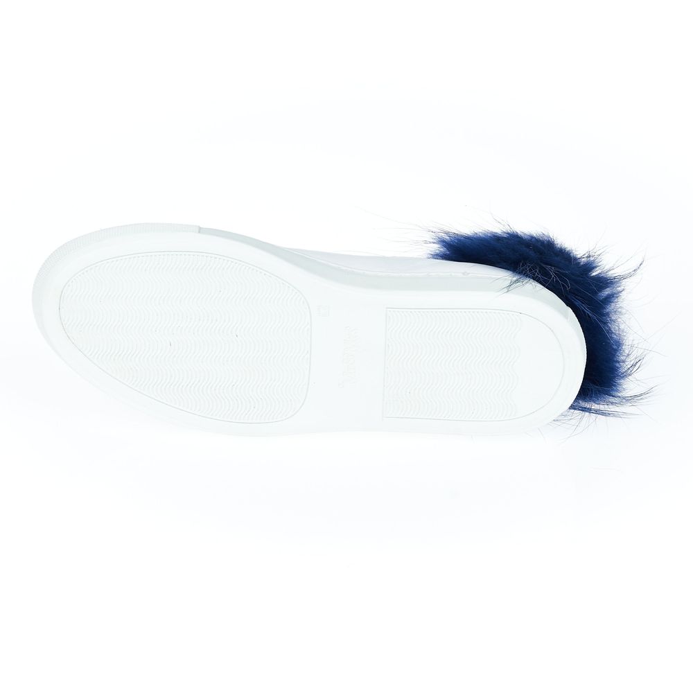 White Leather Women Sneaker