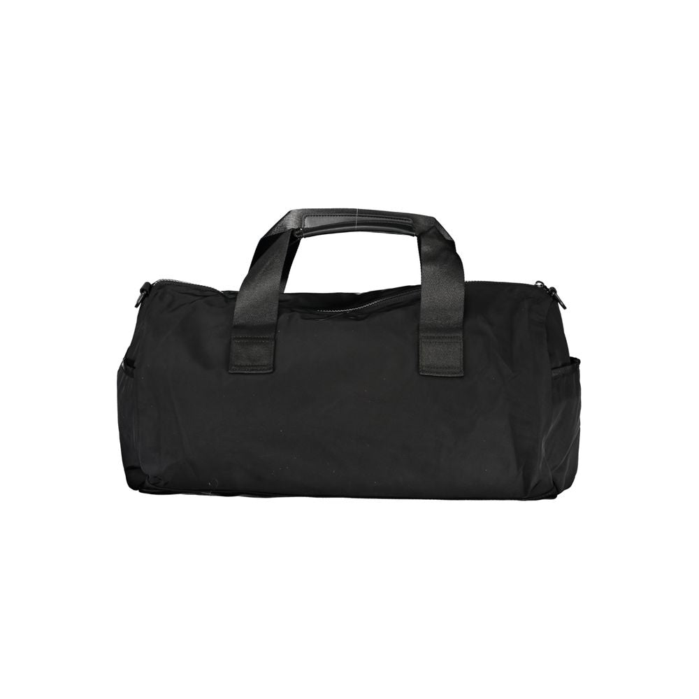 Black Polyester Handbag