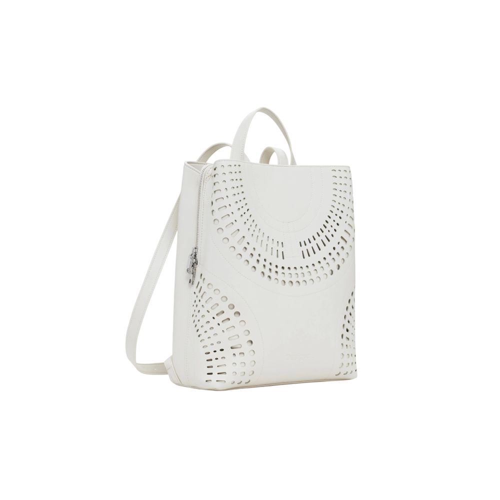 White Polyethylene Backpack