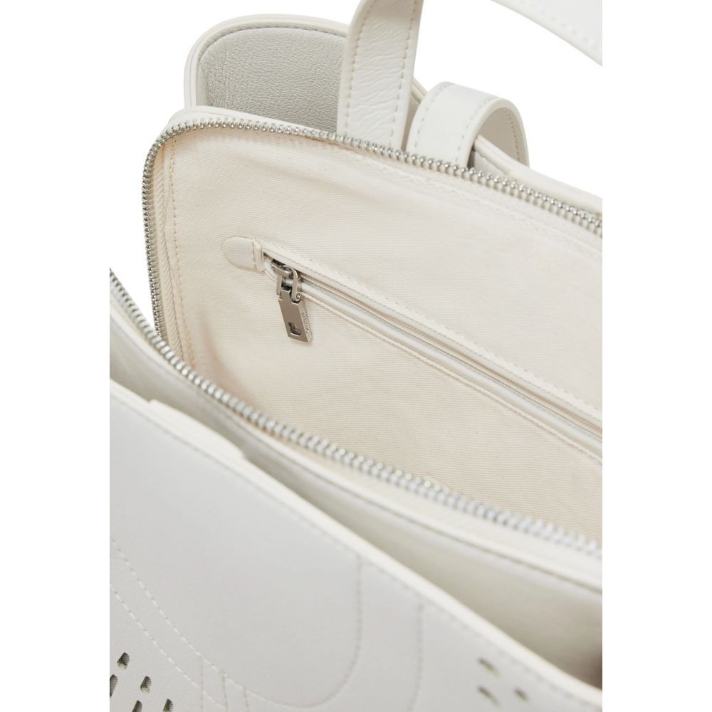 White Polyethylene Backpack