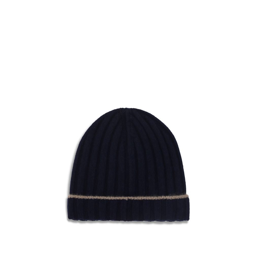 Blue Cashmere Beanie