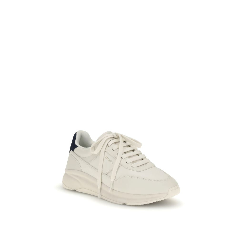 White Leather Athletic Sneakers