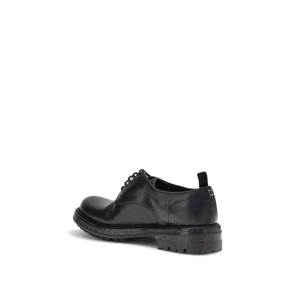 Black Calf Leather Bos Taurus Oxfords And Derbies