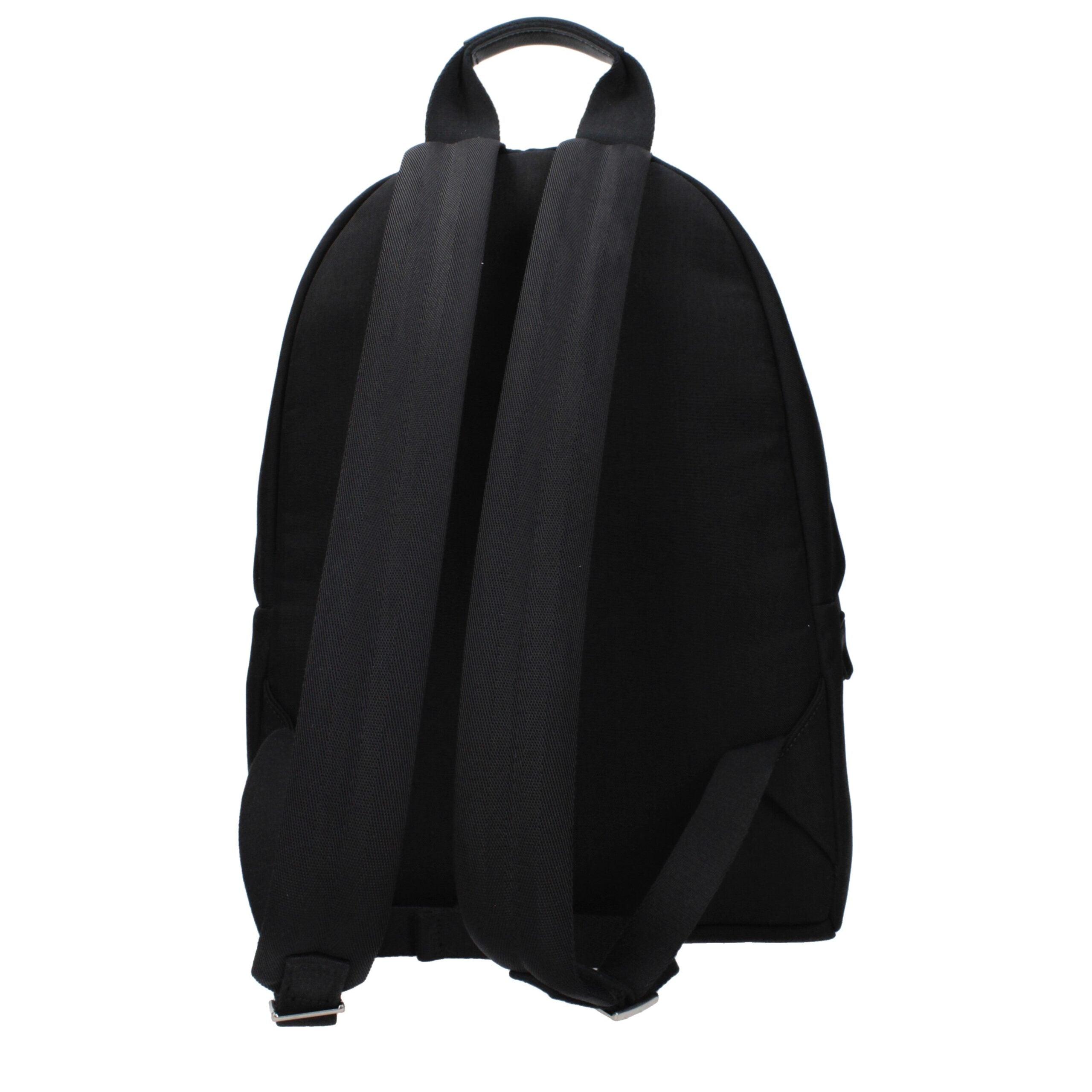 Black Fabric Backpack