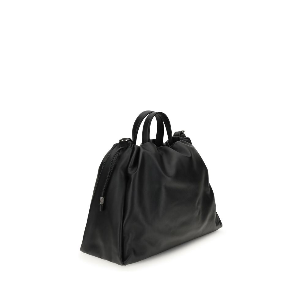 Black Calf Leather Bos Taurus Shoulder Bag