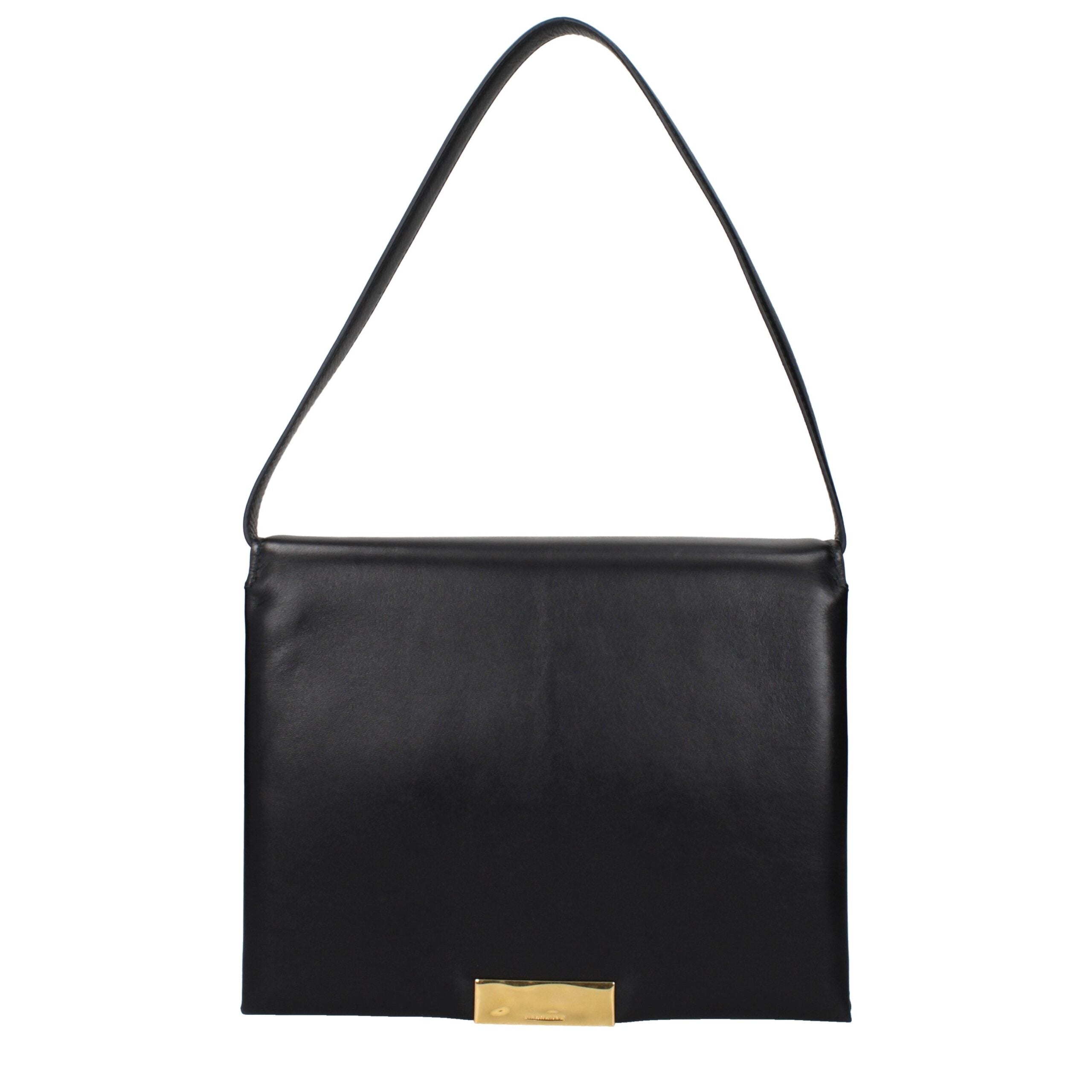 Black Leather Shoulder Bag